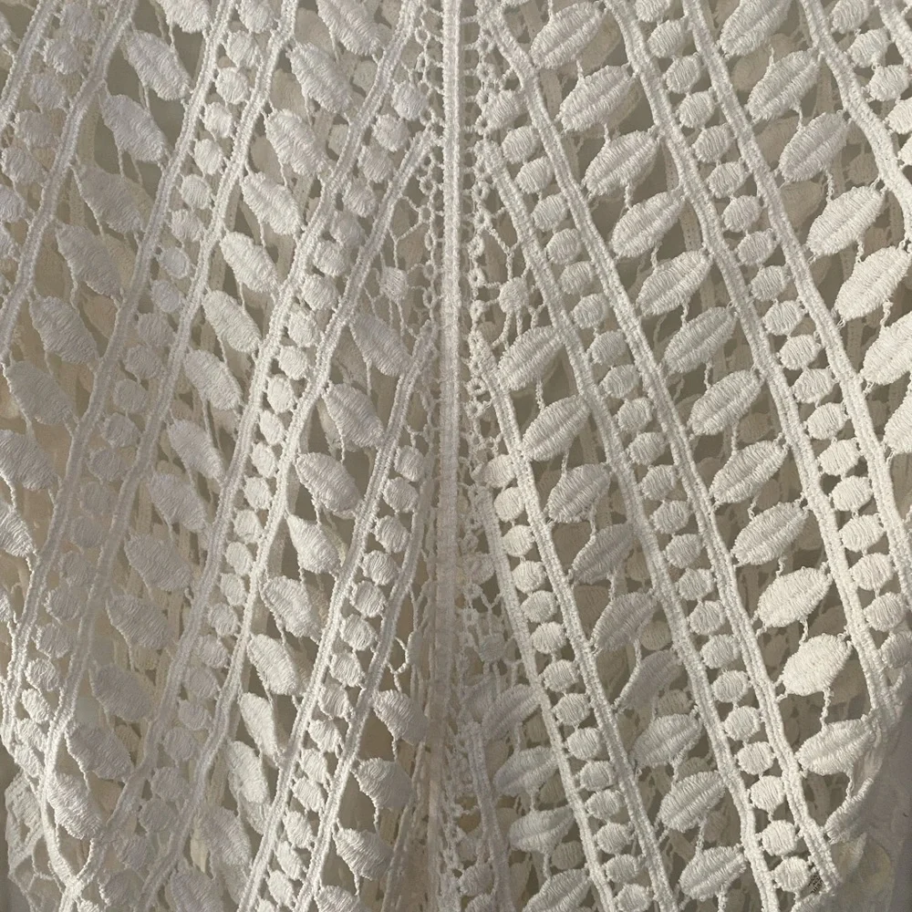 Beautiful 100% Cotton Lace Pattern Top